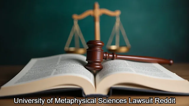 University of Metaphysical Sciences Lawsuit Reddit